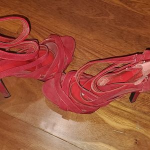 Red stiletto heels